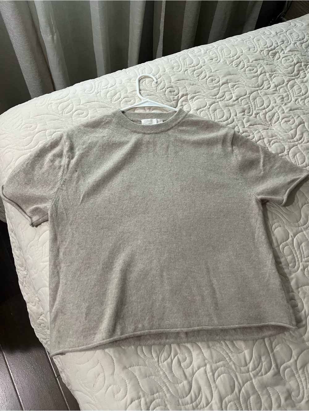 Lisa Yang RELAXED-FIT 100% CASHMERE TOP TEE Size 0 Small